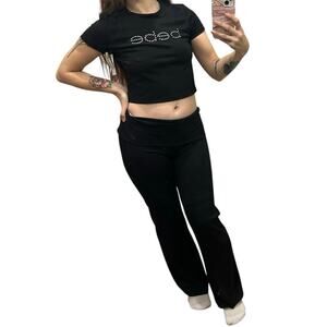 Bebe bling shirt and holdovers size m